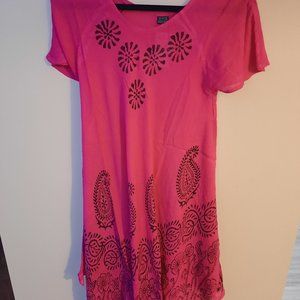 Summer Dress in Dark Pink